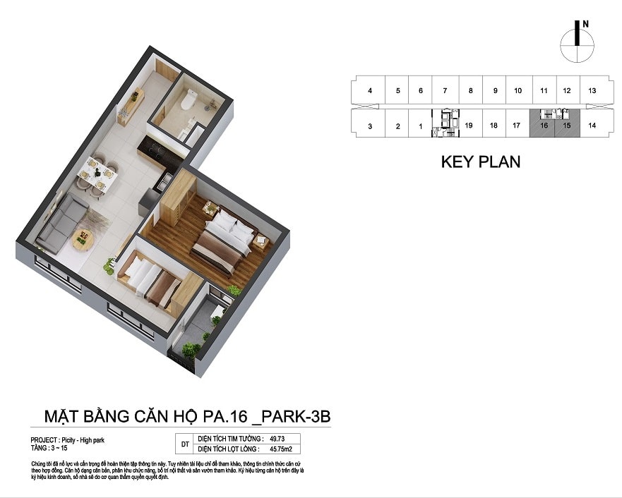 Thiết kế căn hộ picity high park